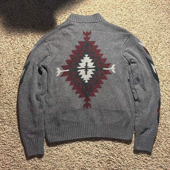 Stetson Grey Aztec Cardigan - Picture 2 of 3